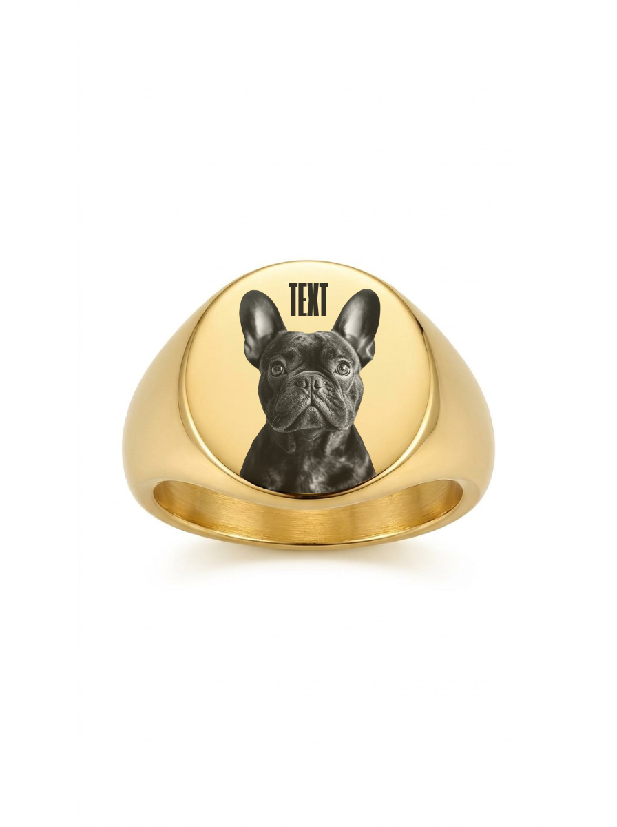 Custom Engraving Signet Ring
