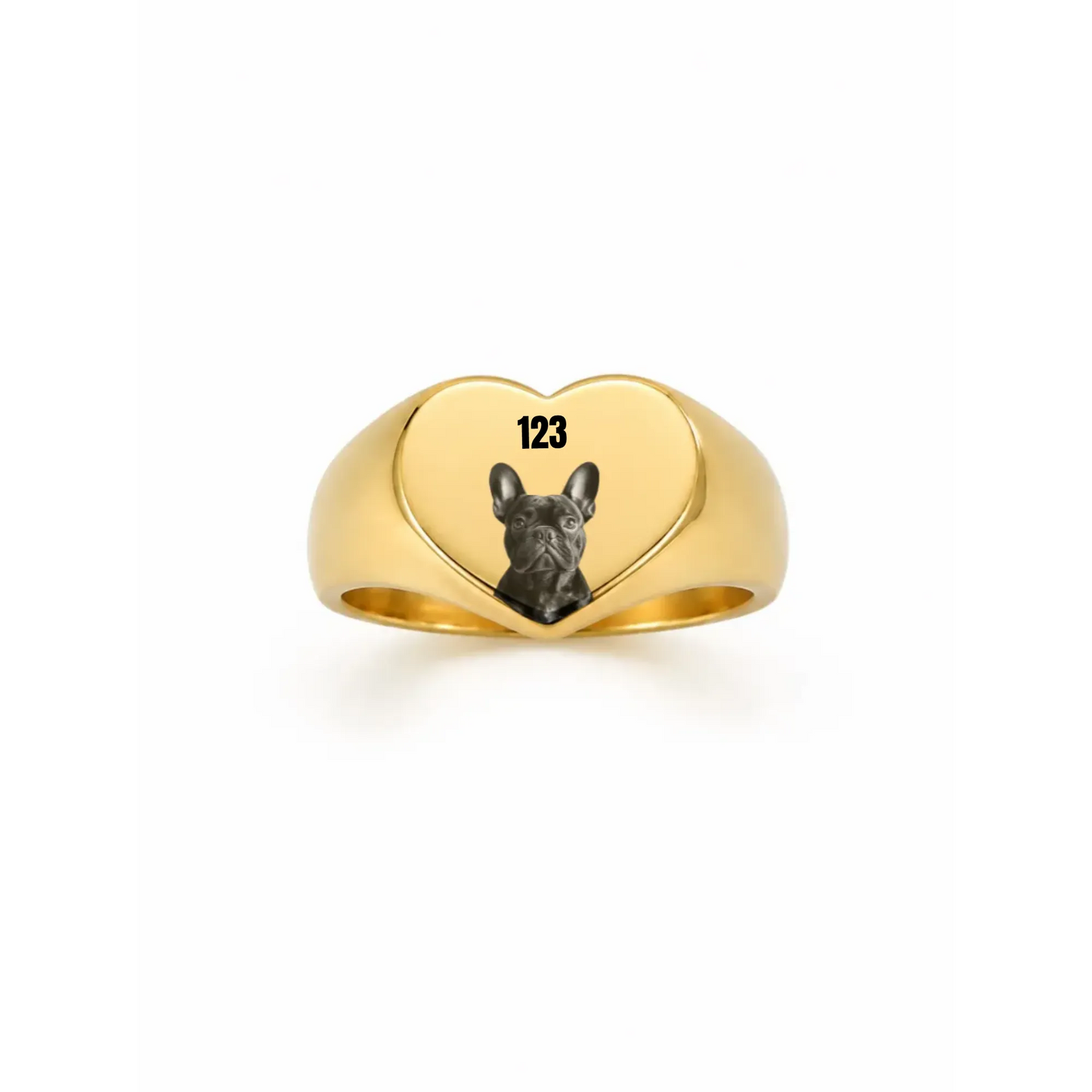 Alfie Custom Engraved Signet Ring – Gold