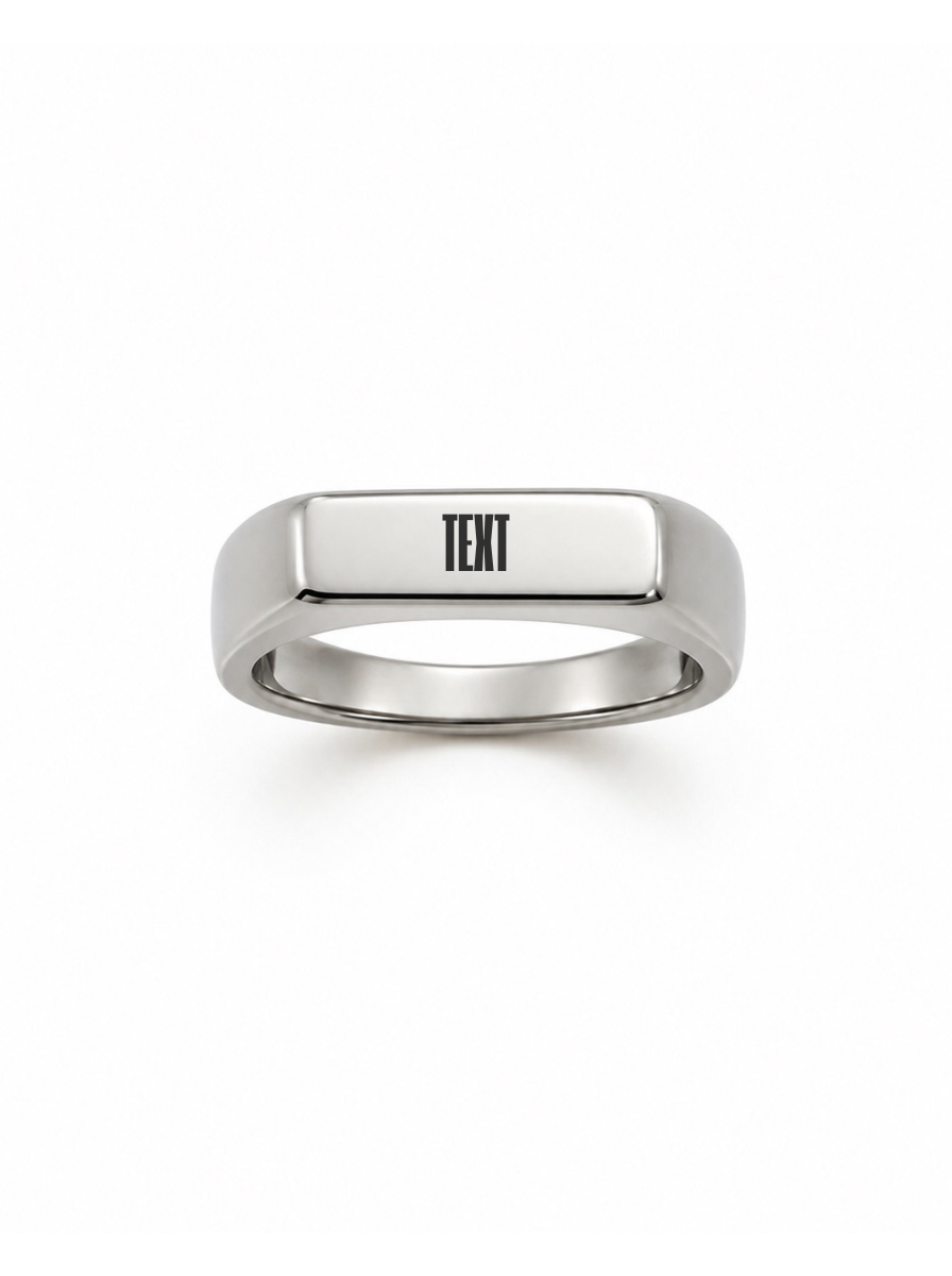 Dagger Custom Engraving Signet Ring