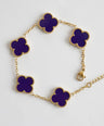 Blue Clover Bracelet