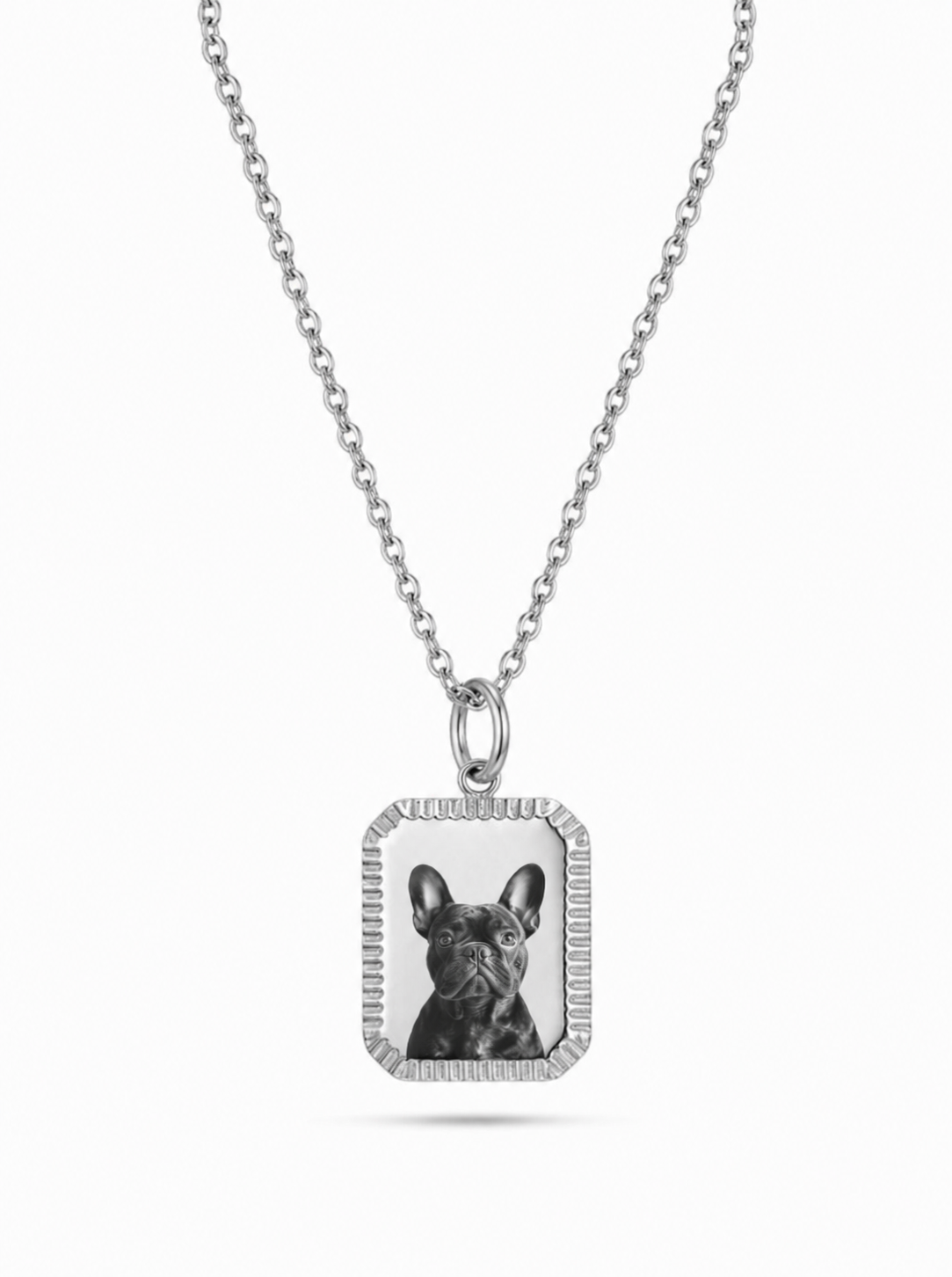 Mika Silver Custom Engraving Necklace