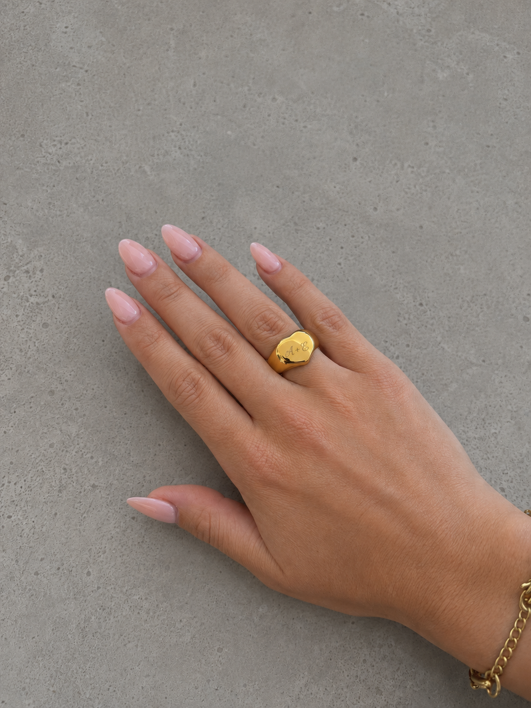 Alfie Custom Engraving Signet Ring