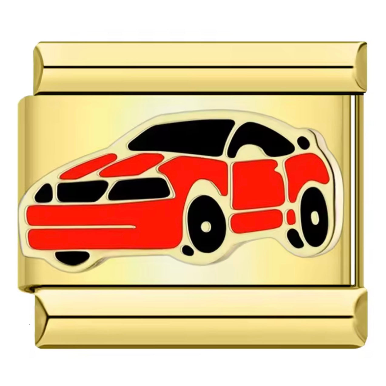 Race Car Gold - Italian Charm