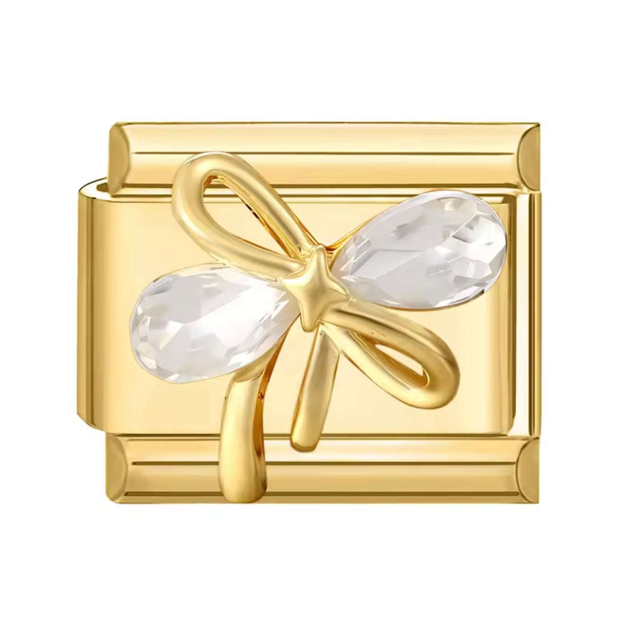 Crystal Bow - Italian Charm