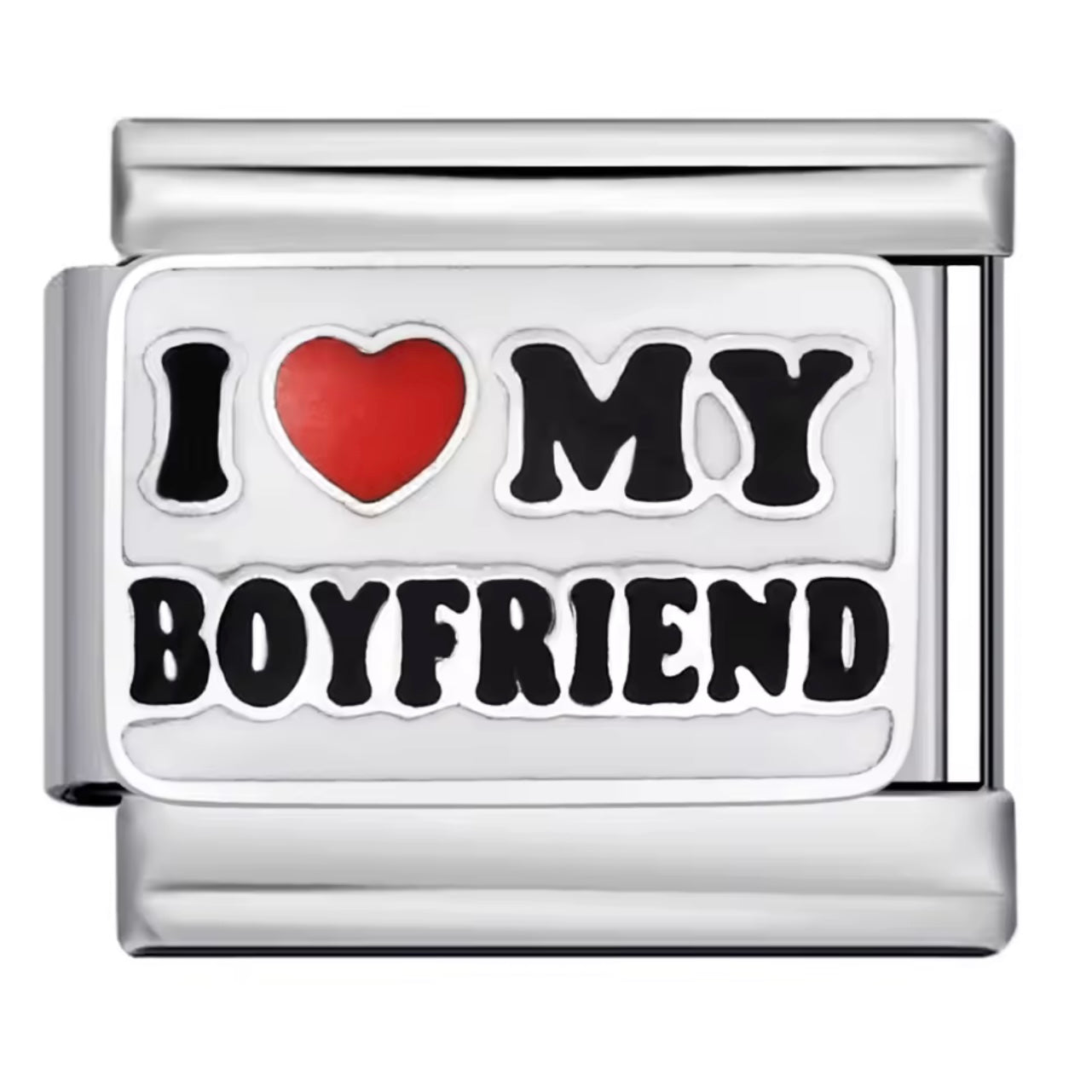 I Heart My Boyfriend - Italian Charm