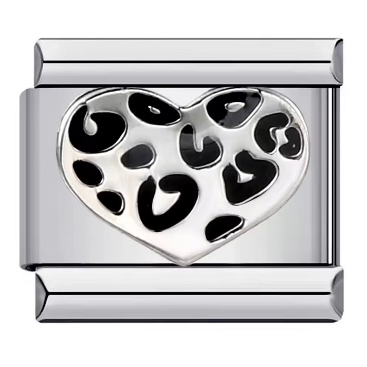 Leopard Heart - Italian Charm