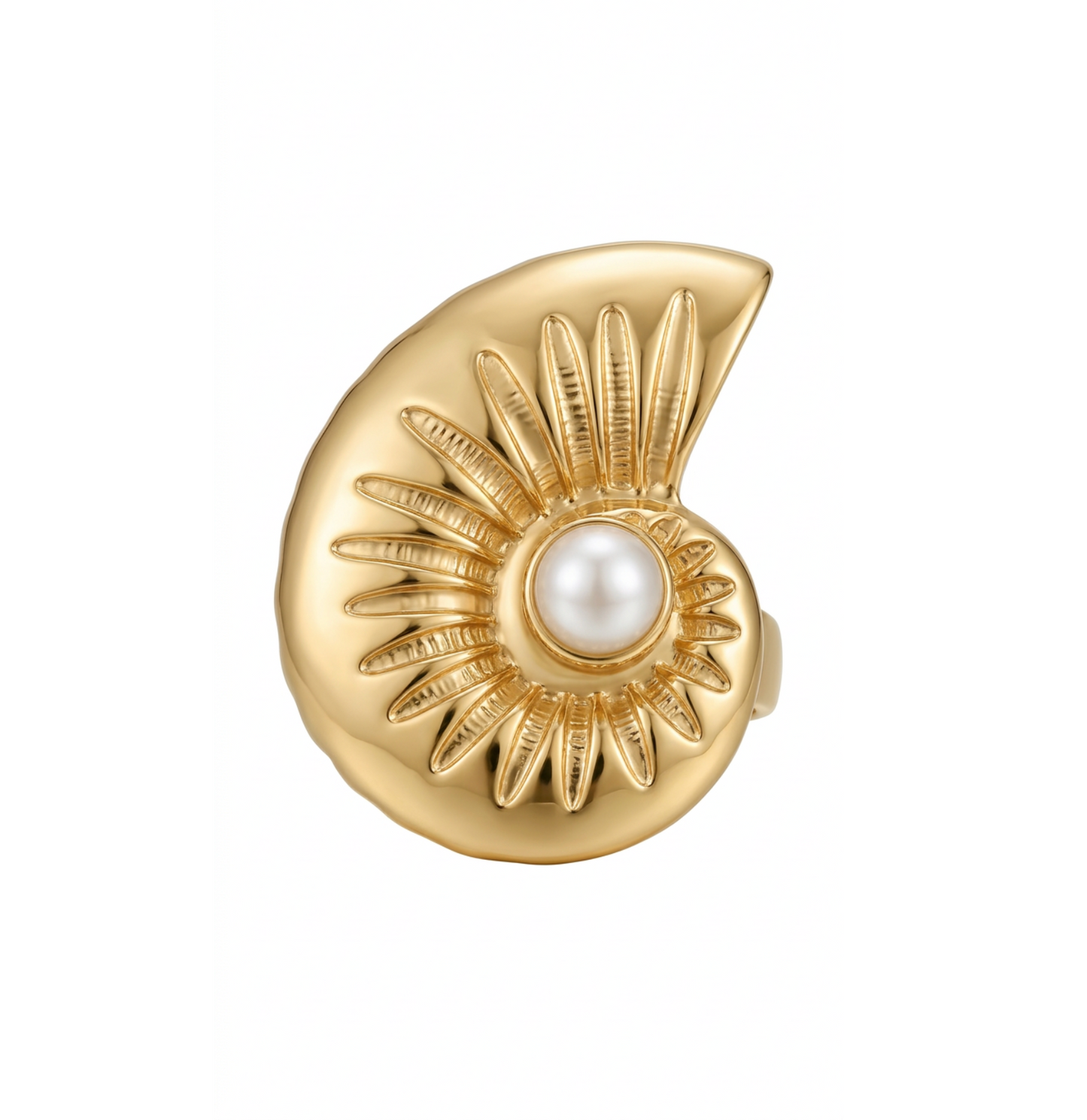 Pearl Conch Ring